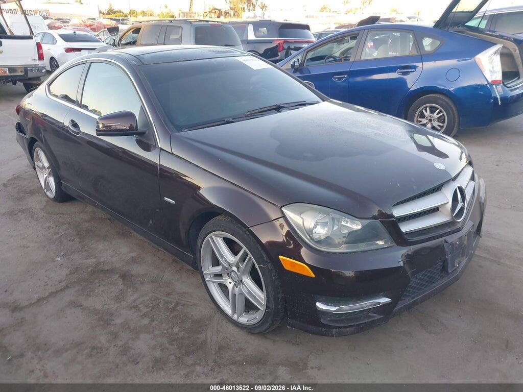 2012 MERCEDES-BENZ C 250 WDDGJ4HB1CF775648