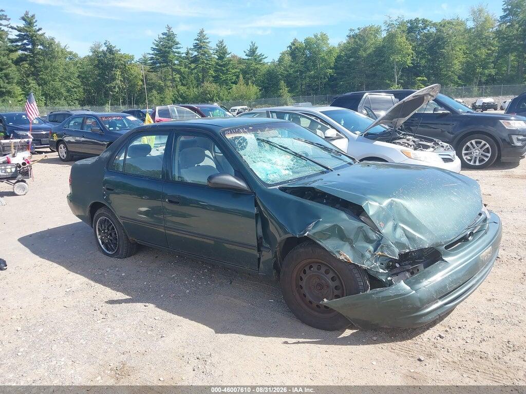 2000 TOYOTA COROLLA 2T1BR12E9YC336910