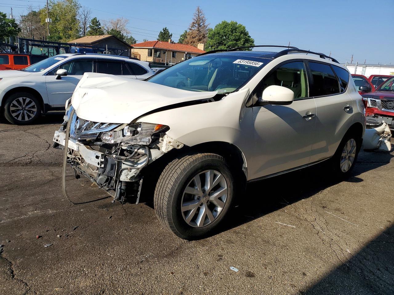2012 NISSAN MURANO JN8AZ1MW5CW226720