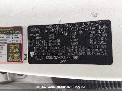 KNDJN2A20F7231885 2015 KIA SOUL photo no. 9