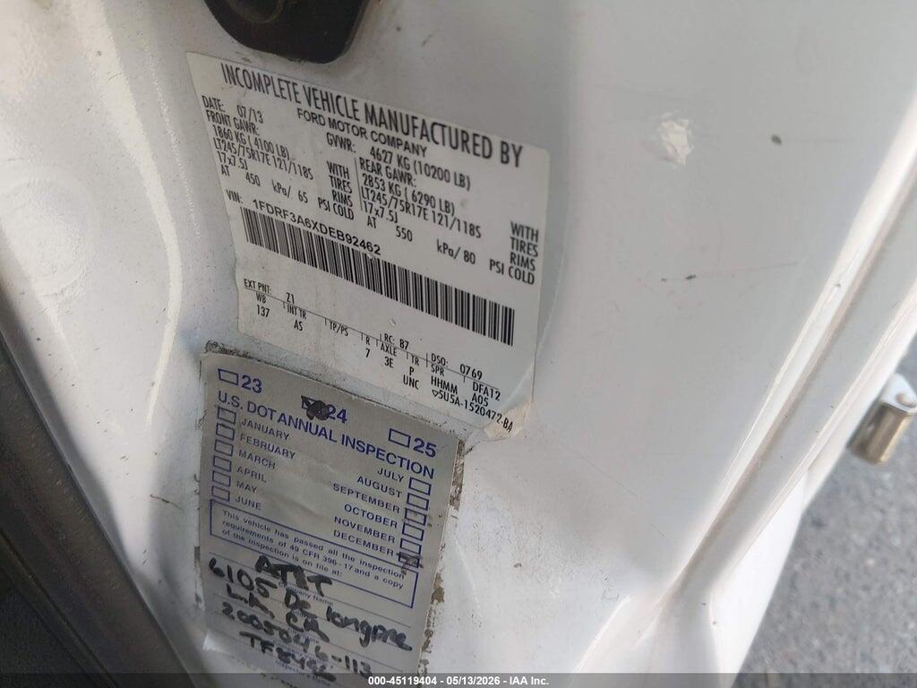 1FDRF3A6XDEB92462 2013 FORD F-350 photo no. 8