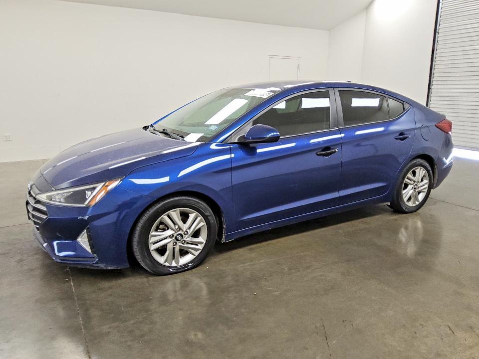 2019 HYUNDAI ELANTRA 5NPD84LFXKH455588