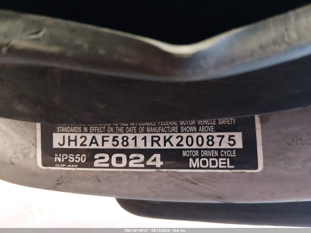JH2AF5811RK200875 2024 HONDA NPS50 photo no. 10