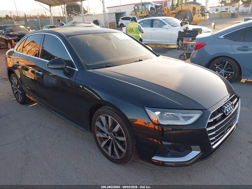 2021 AUDI A4 WAUABAF43MA069275