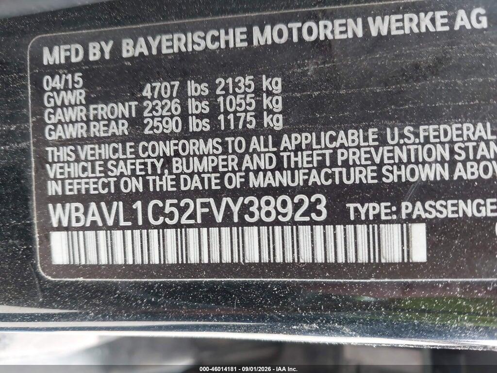 WBAVL1C52FVY38923 2015 BMW X1 photo no. 9