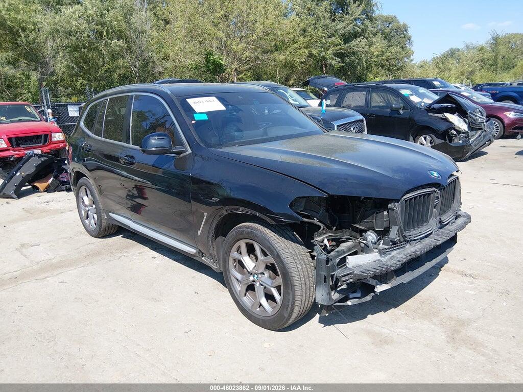 2022 BMW X3 5UX53DP07N9L22503
