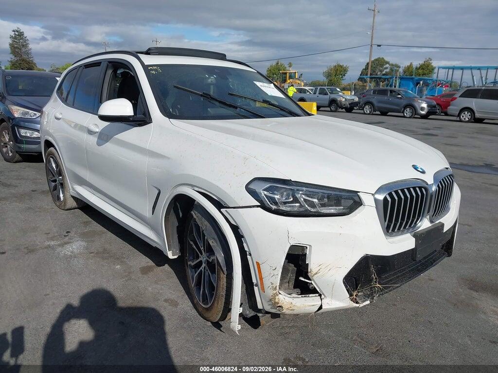 2022 BMW X3 5UX53DP06N9K84424
