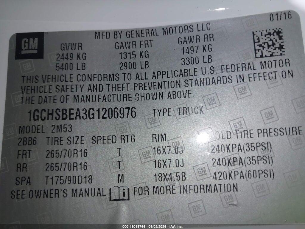 1GCHSCEA8M1229347 2021 CHEVROLET COLORADO photo no. 9
