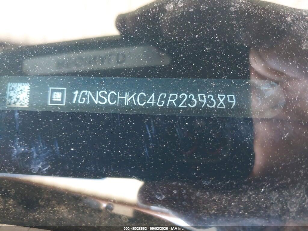1GNSCHKC4GR239389 2016 CHEVROLET SUBURBAN photo no. 9