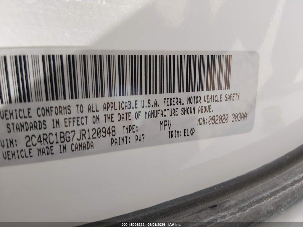 2C4RC1BG7JR120948 2018 CHRYSLER PACIFICA photo no. 9
