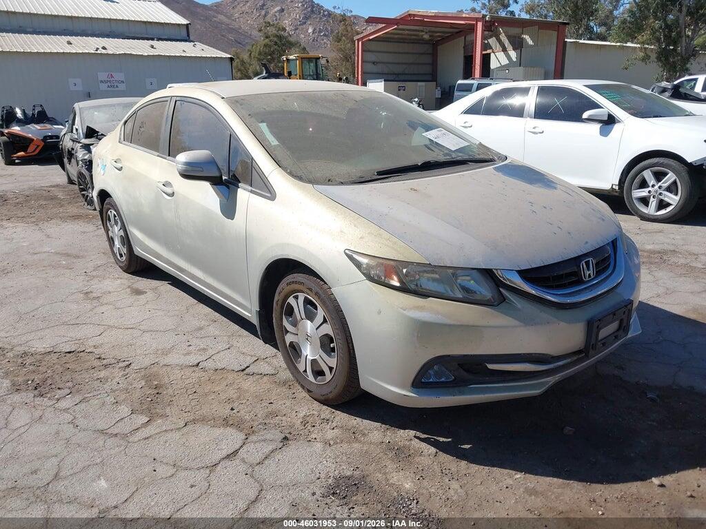 2013 HONDA CIVIC HYBRID 19XFB4F27DE001549
