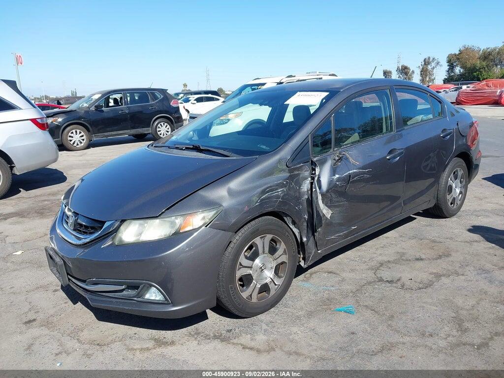 19XFB4F36DE002961 2013 HONDA CIVIC HYBRID photo no. 2