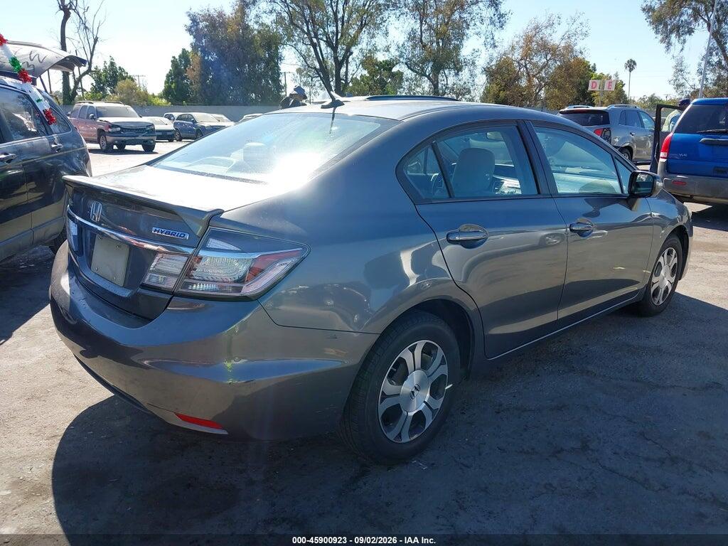 19XFB4F36DE002961 2013 HONDA CIVIC HYBRID photo no. 4