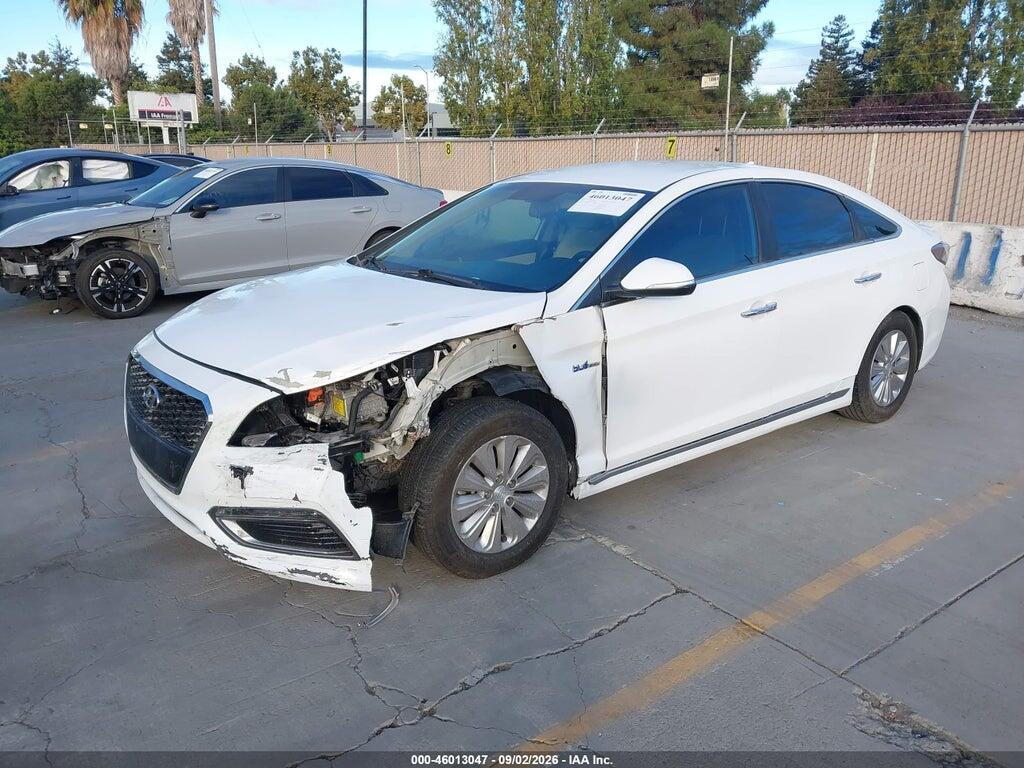 KMHE24L16HA059230 2017 HYUNDAI SONATA HYBRID photo no. 2