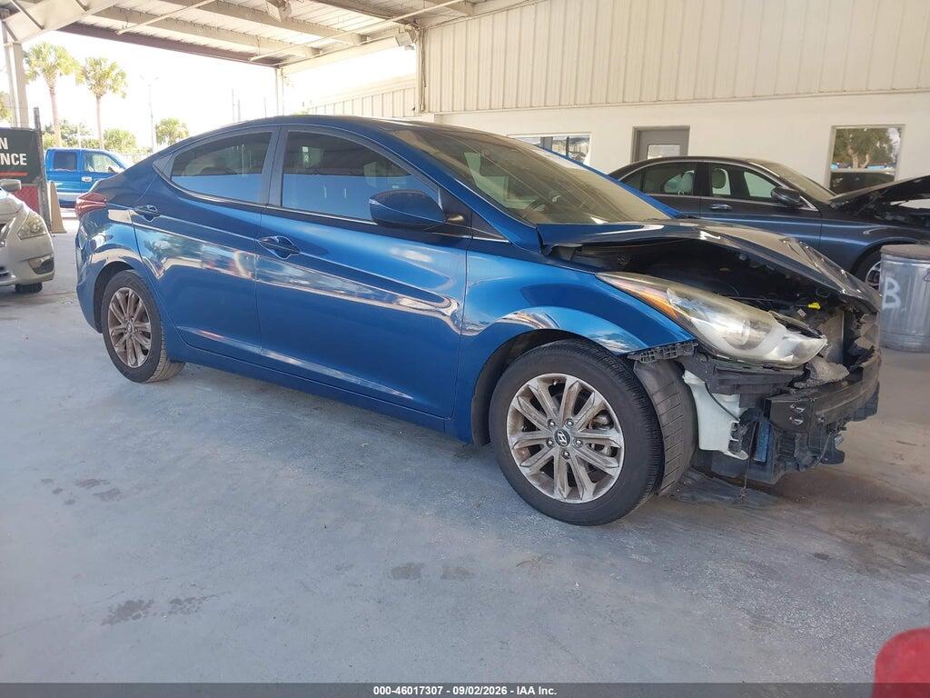 2015 HYUNDAI ELANTRA KMHDH4AE0FU422956