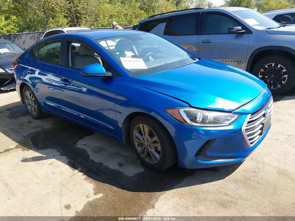 2018 HYUNDAI ELANTRA 5NPD84LF0JH344062
