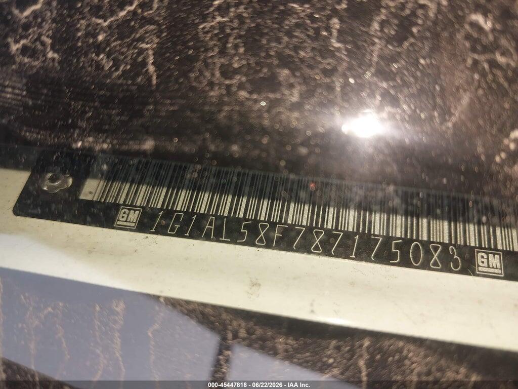 1G1AL58F787175083 2008 CHEVROLET COBALT photo no. 9