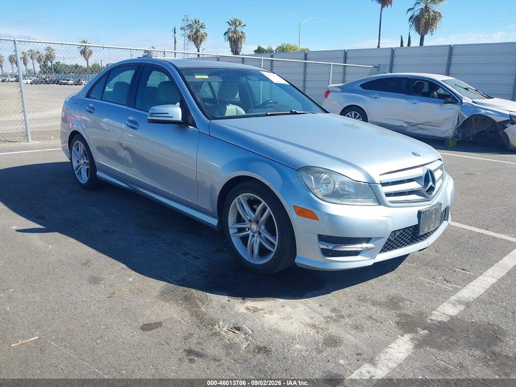 2013 MERCEDES-BENZ C 250 WDDGF4HB4DA869314