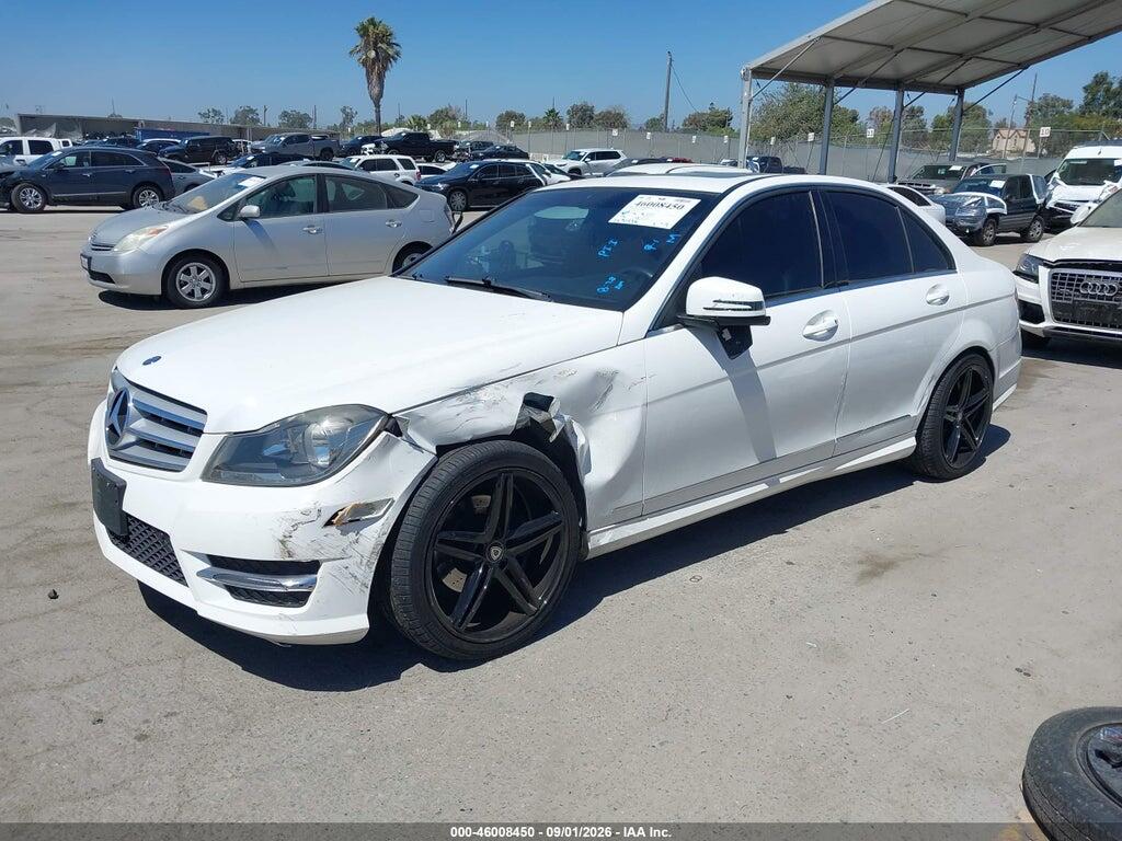 WDDGF4HB9DR296377 2013 MERCEDES-BENZ C 250 photo no. 2