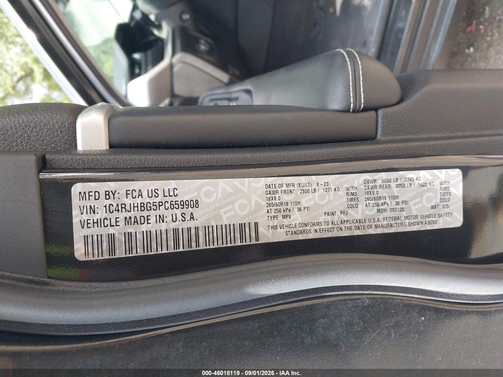 1C4RJHBG5PC659908 2023 JEEP GRAND CHEROKEE photo no. 9
