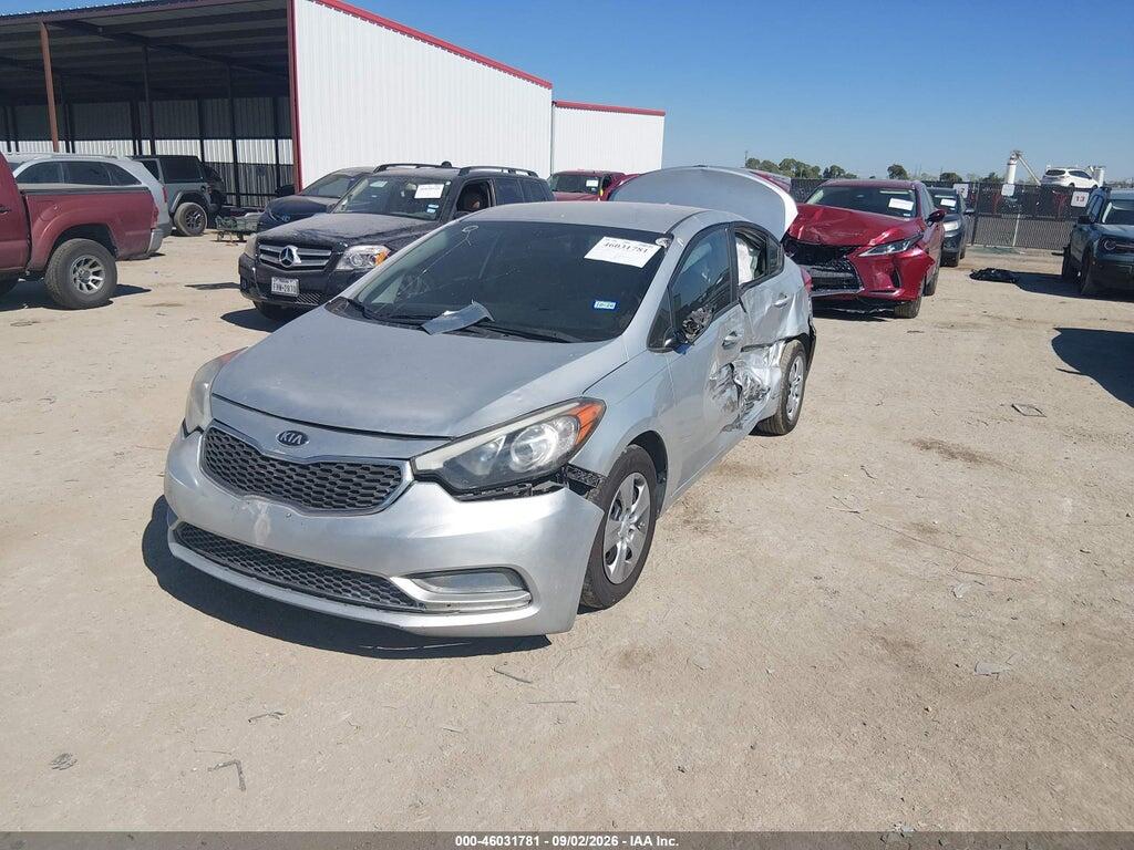 KNAFK4A69G5523221 2016 KIA FORTE photo no. 2