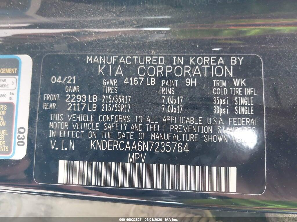 KNDERCAA6N7235764 2022 KIA SELTOS photo no. 9