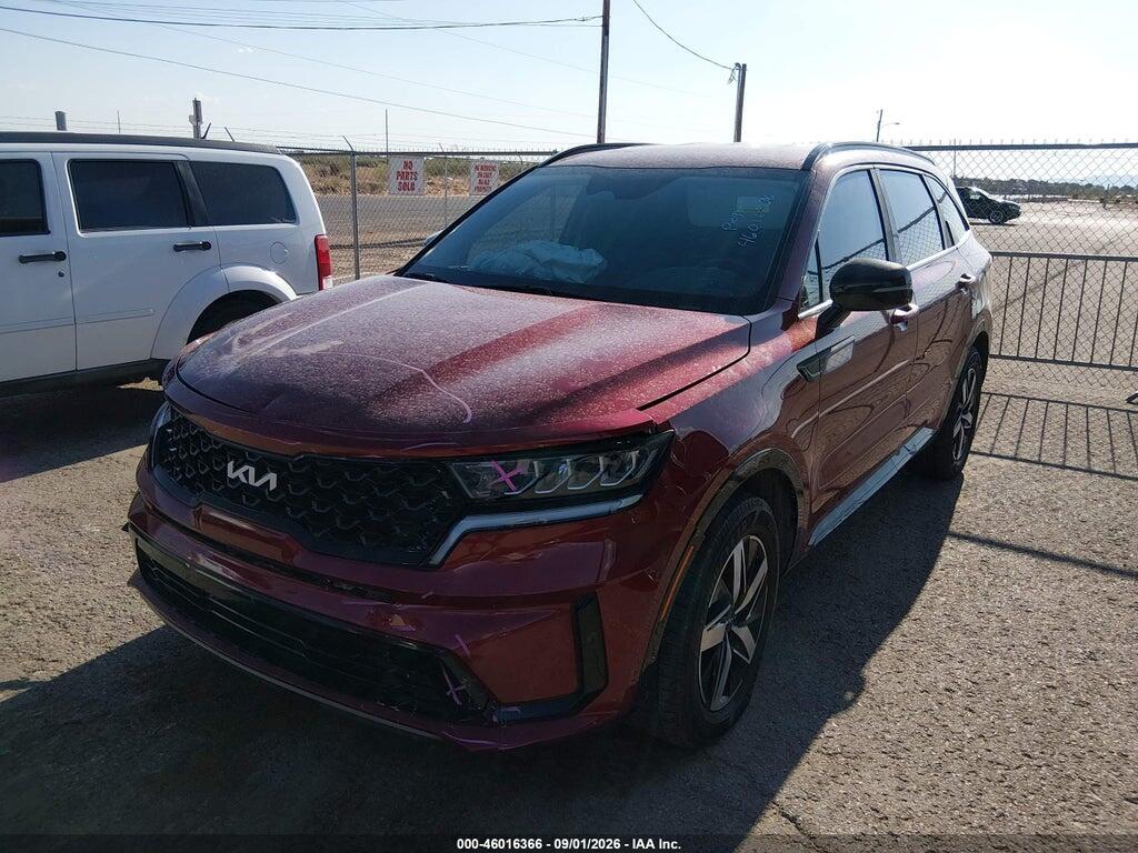 5XYRL4LC2NG119553 2022 KIA SORENTO photo no. 2