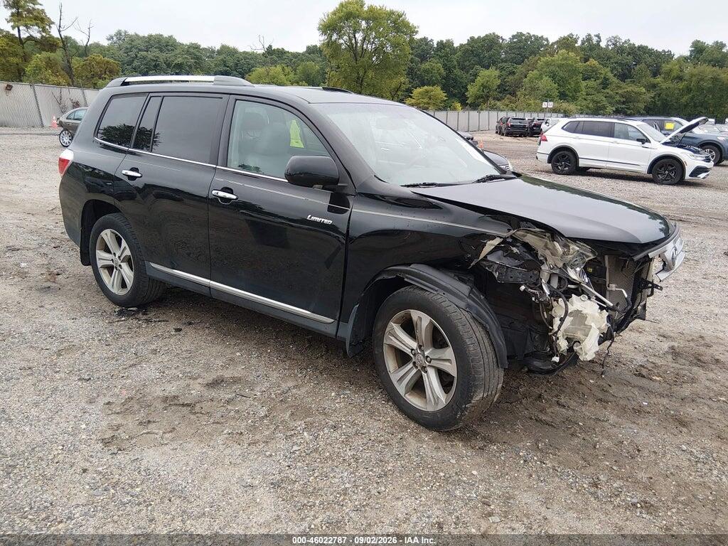 2013 TOYOTA HIGHLANDER 5TDDK3EH6DS267481