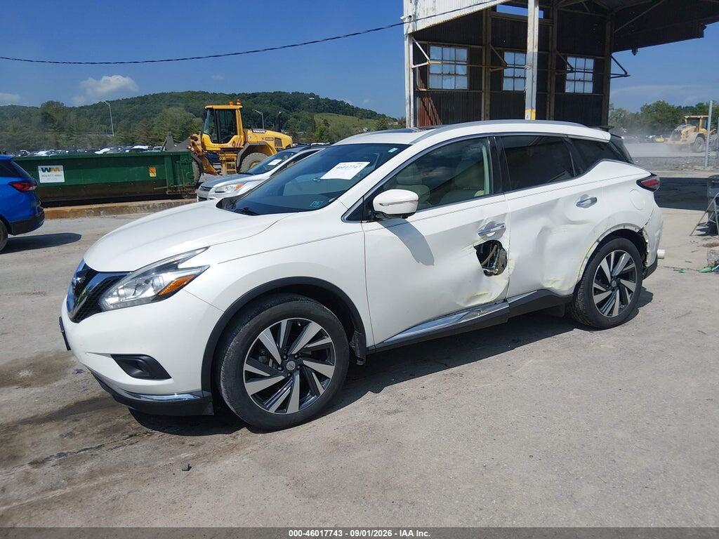5N1AZ2MH2FN264656 2015 NISSAN MURANO photo no. 2