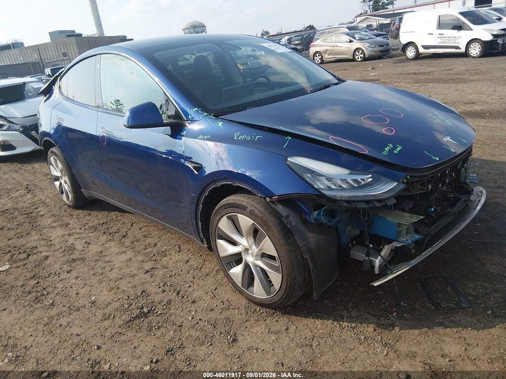 2022 TESLA MODEL Y 7SAYGDEE8NF331835