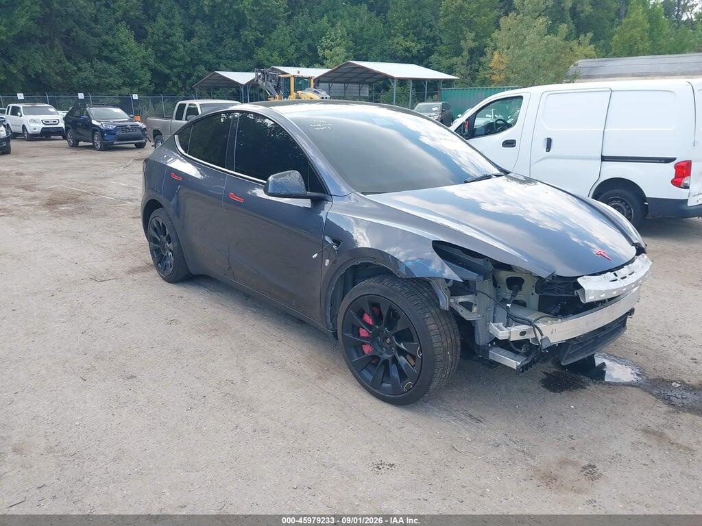 2022 TESLA MODEL Y 7SAYGDEE1NF377894