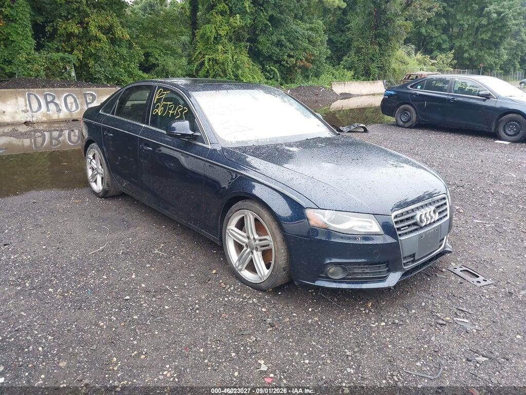 2009 AUDI A4 WAUMF78K89N061527