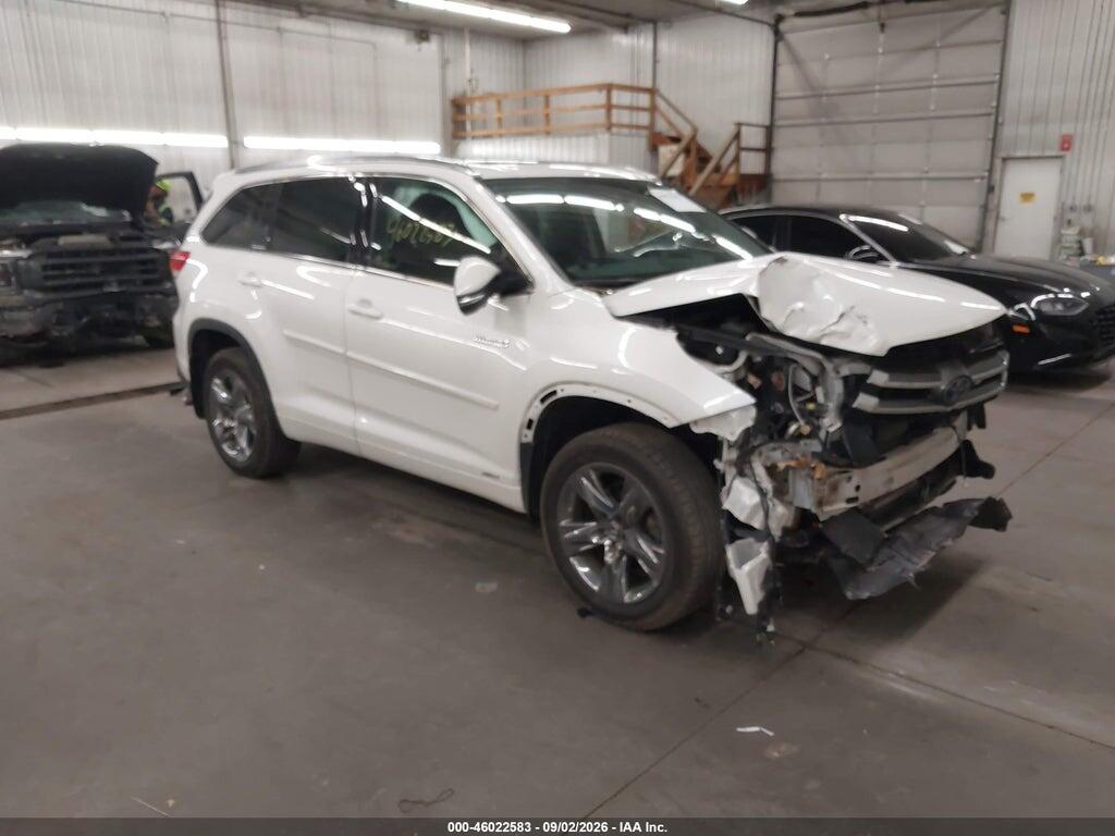 2019 TOYOTA HIGHLANDER HYBRID 5TDDGRFH0KS071455
