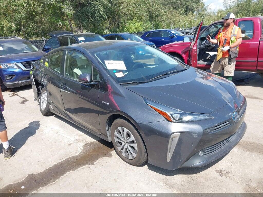 2019 TOYOTA PRIUS JTDL9RFU0K3004617