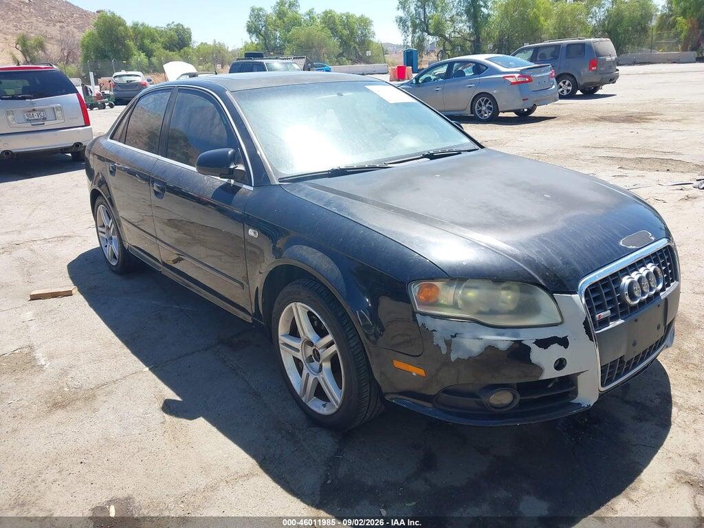 2008 AUDI A4 WAUAF78E08A033174