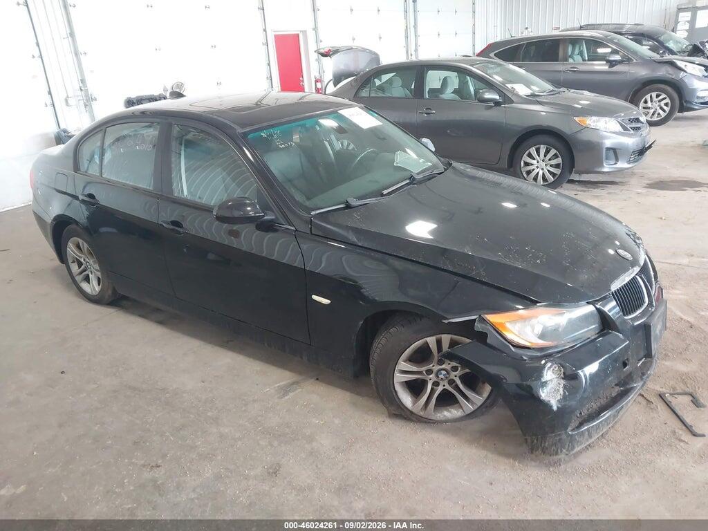 2008 BMW 328I WBAVA37578ND55784