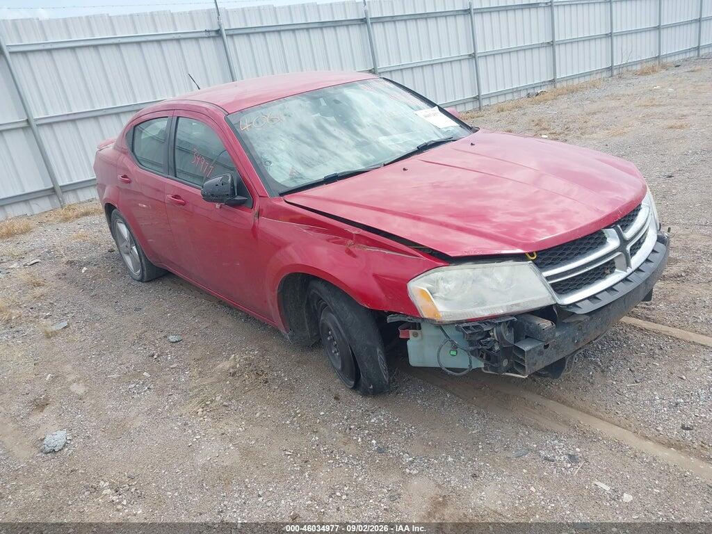 2012 DODGE AVENGER 1C3CDZEG8CN311991