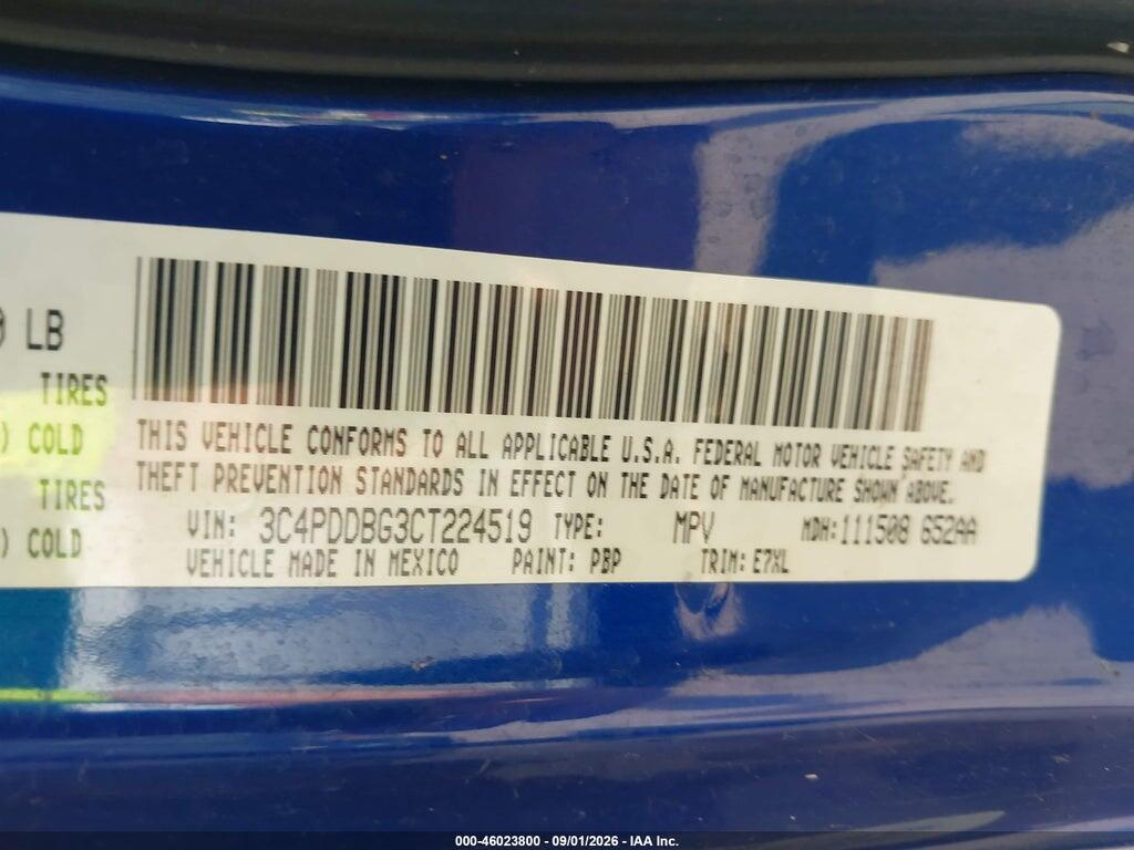 3C4PDDBG3CT224519 2012 DODGE JOURNEY photo no. 9