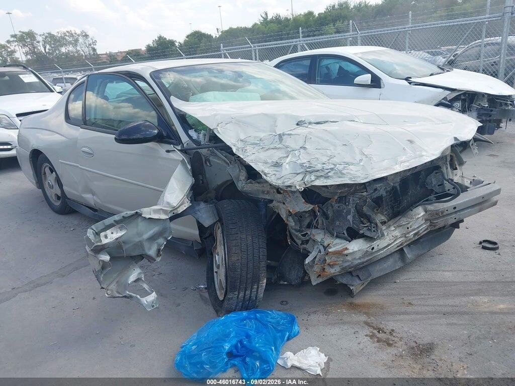 2004 CHEVROLET MONTE CARLO 2G1WW12E249301929