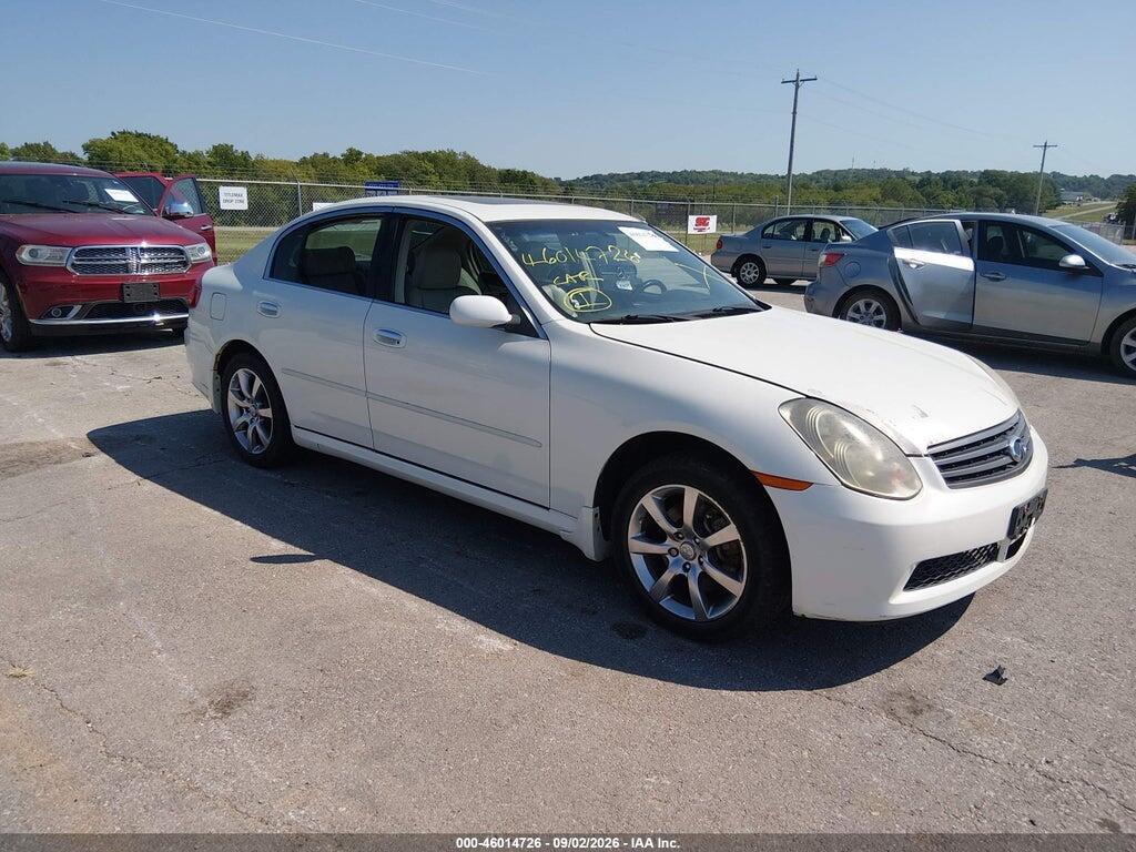 2006 INFINITI G35X JNKCV51F96M603978