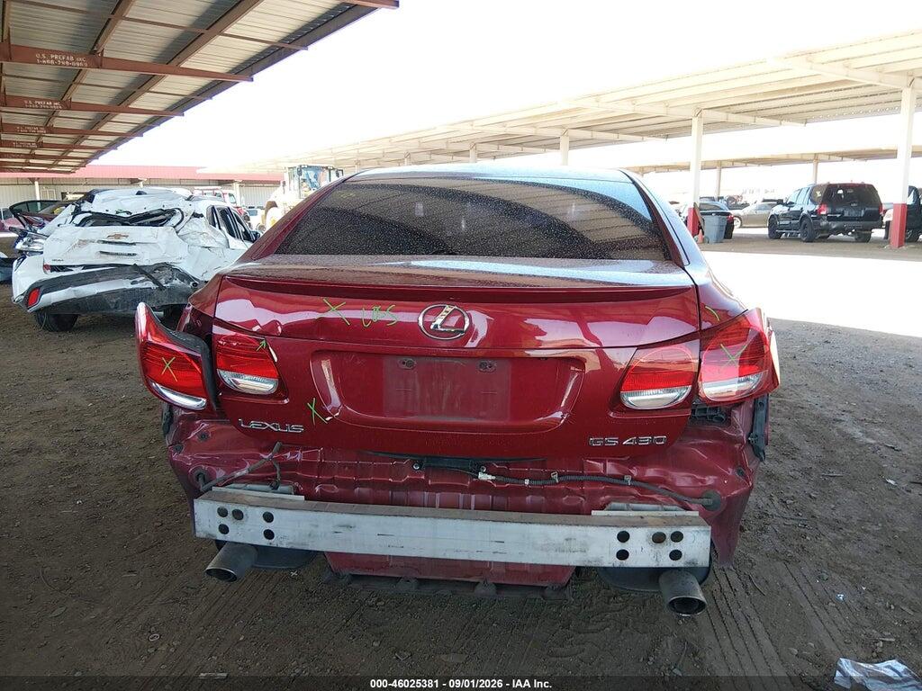 JTHBN96S765006850 2006 LEXUS GS 430 photo no. 6
