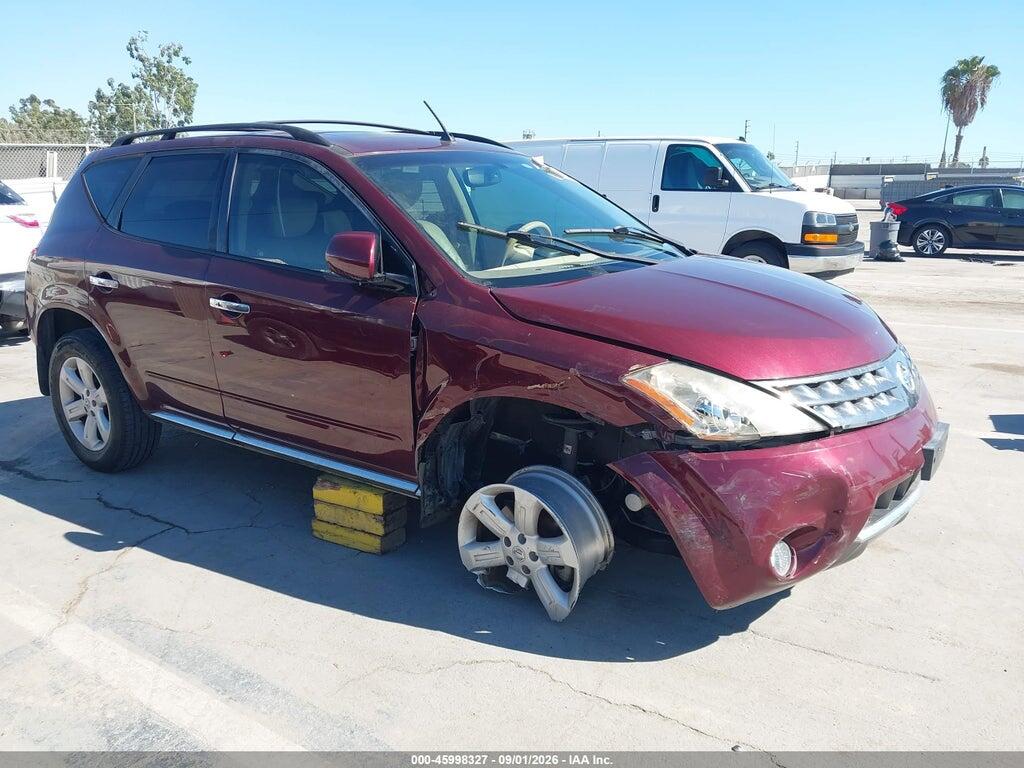 2007 NISSAN MURANO JN8AZ08W27W654223
