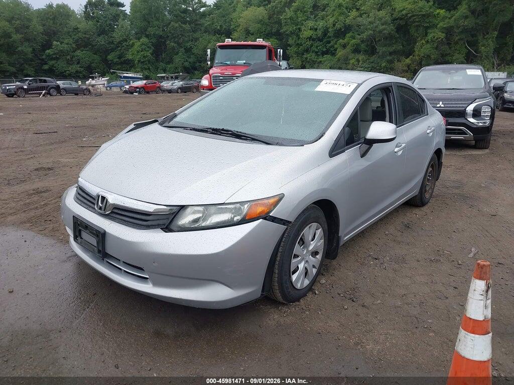 2HGFB2F59CH582135 2012 HONDA CIVIC photo no. 2