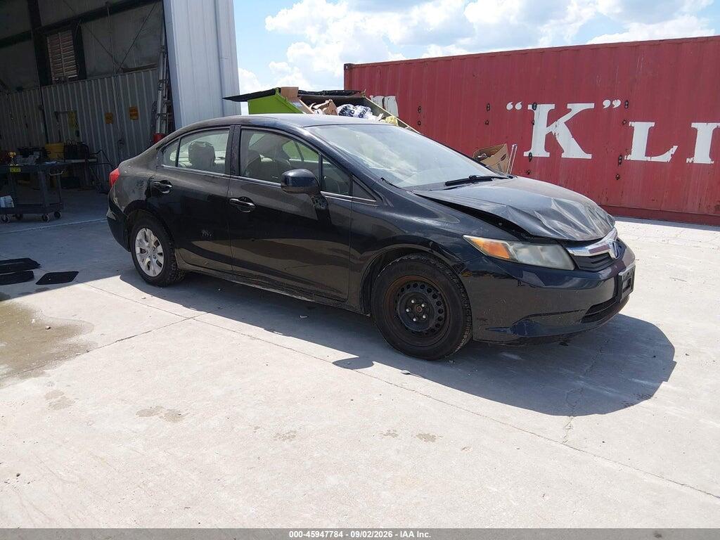 2012 HONDA CIVIC 2HGFB2F50CH322464