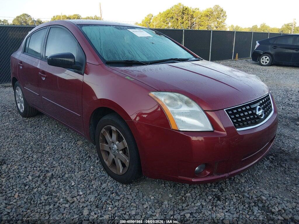 2008 NISSAN SENTRA 3N1AB61E68L647564