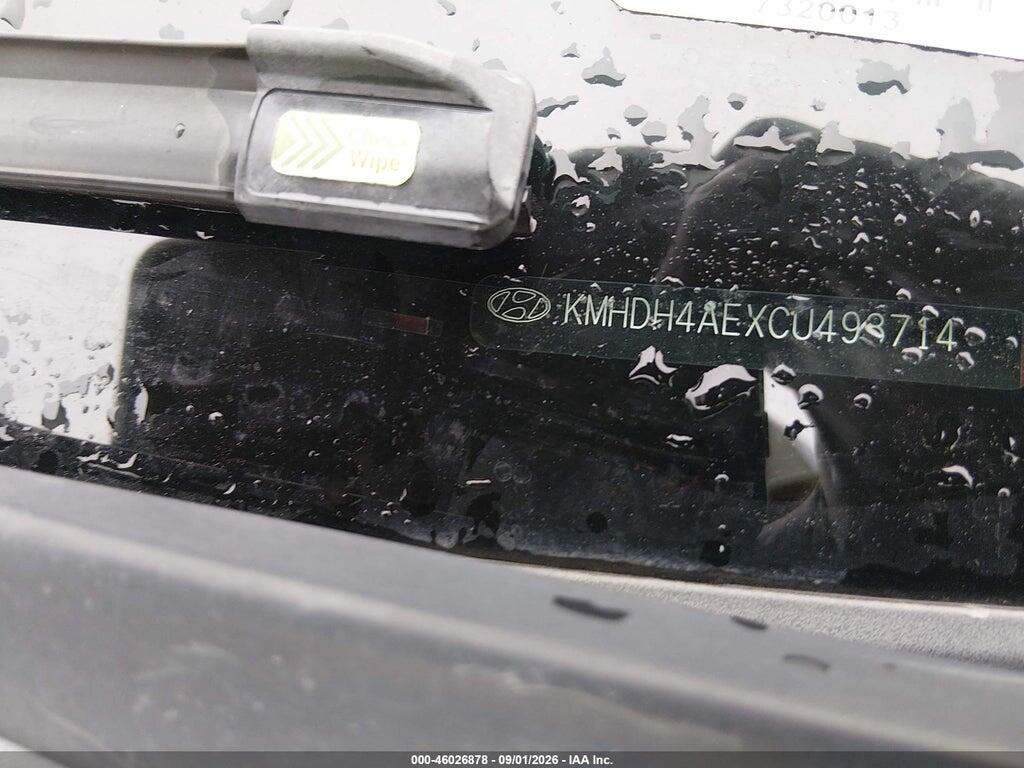 KMHDH4AEXCU498714 2012 HYUNDAI ELANTRA photo no. 11