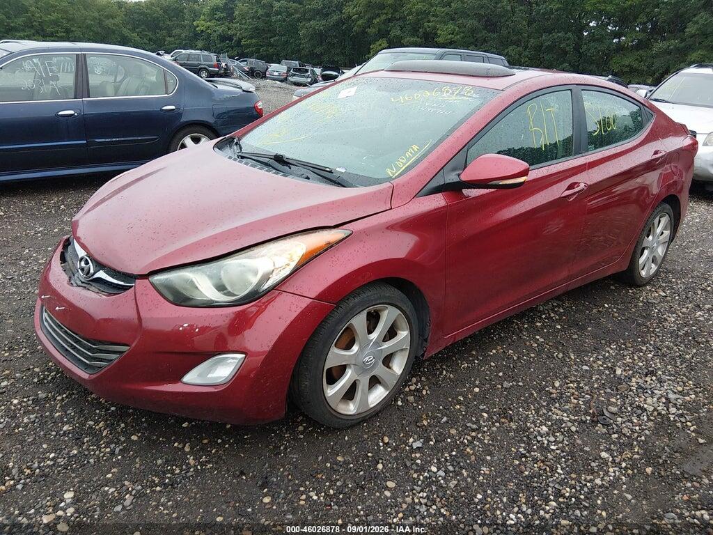 KMHDH4AEXCU498714 2012 HYUNDAI ELANTRA photo no. 2