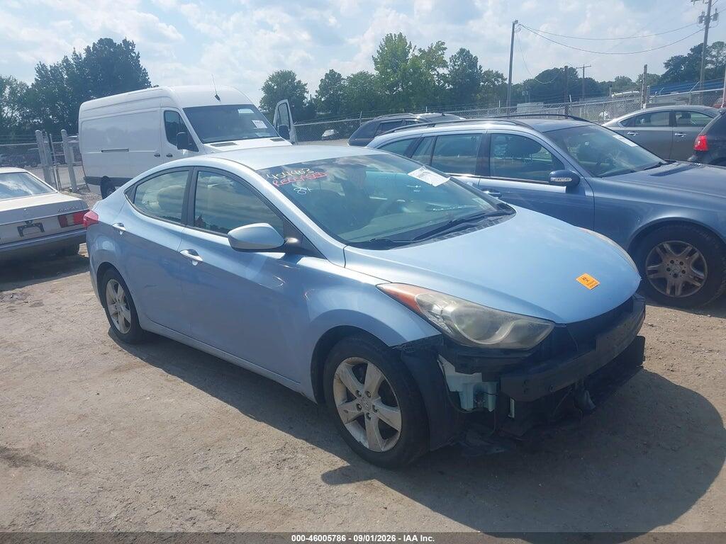 2012 HYUNDAI ELANTRA KMHDH4AE8CU295336
