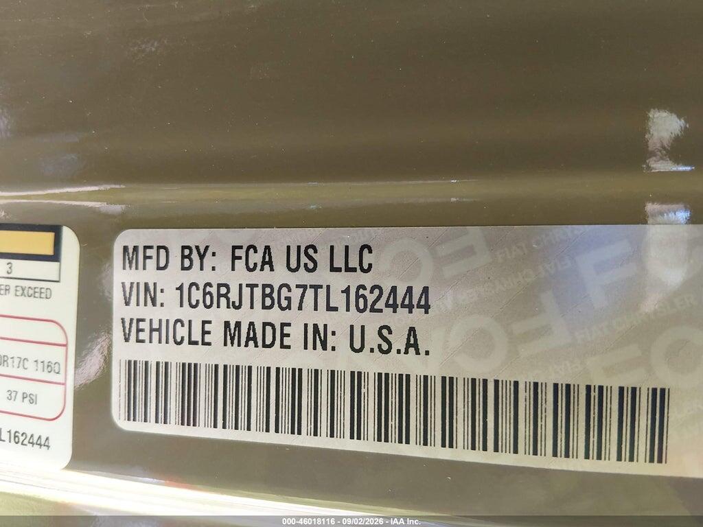 1C6RJTBG7TL162444 2026 JEEP GLADIATOR photo no. 9