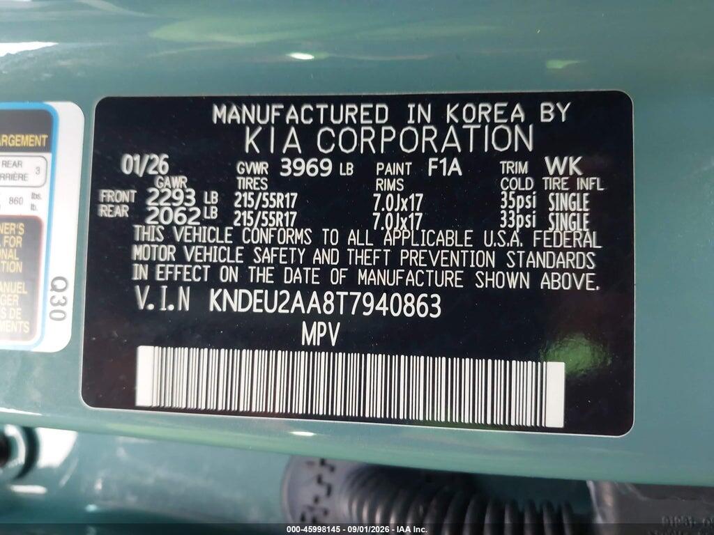 KNDEU2AA8T7940863 2026 KIA SELTOS photo no. 9